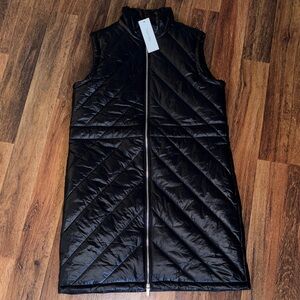 Calvin Klein Black Quilted Vest